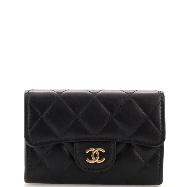 Chanel Classic Flap Card Case Quilted Lambskin