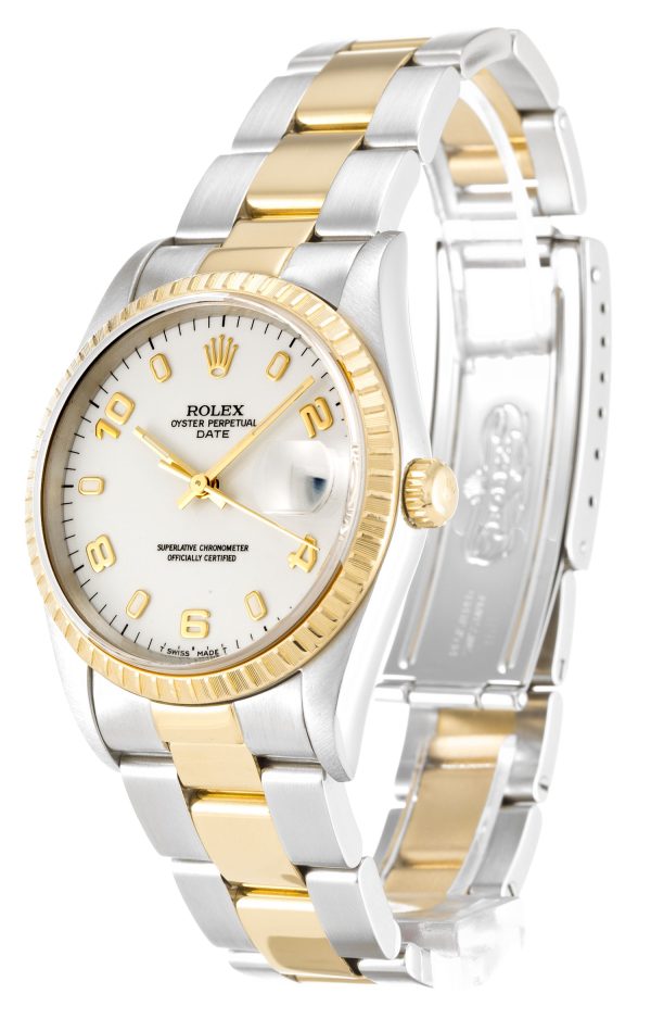 Rolex Oyster Perpetual Date 15223-34 MM - Image 2