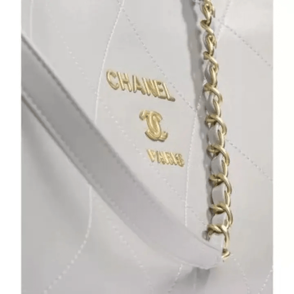 CHANEL | Small Shopping Bag White - Image 4