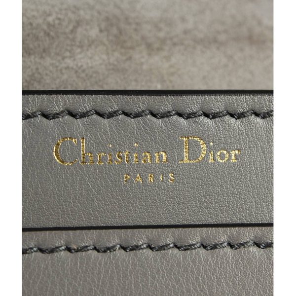 Christian Dior J'adior Gray Leather Shoulder Bag - Image 7