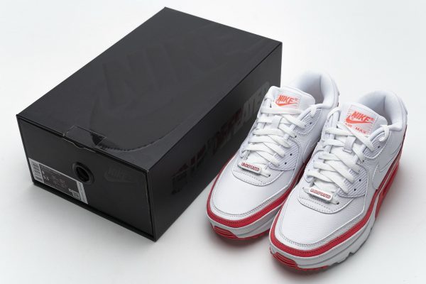 Nike Air Max 90 Undefeated White Solar Red CJ7197-103 - Image 2