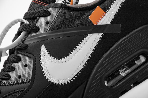 Air Max 90 OFF-WHITE Black AA7293-001 - Image 8