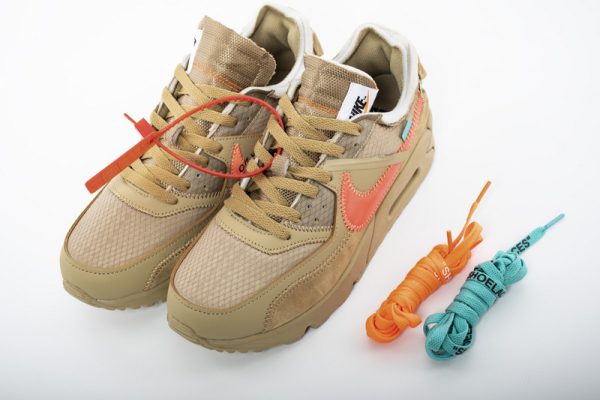 Nike Air Max 90 OFF-WHITE Desert Ore AA7293-200 - Image 2