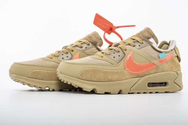 Nike Air Max 90 OFF-WHITE Desert Ore AA7293-200 - Image 10