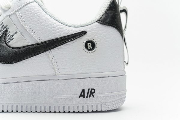 Nike Air Force 1 Low Utility White Black AJ7747-100 - Image 9