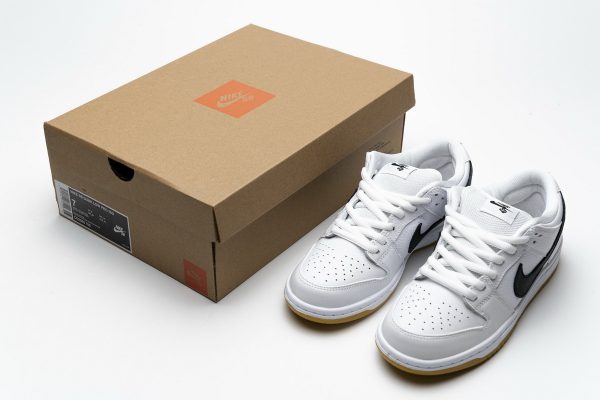 Replica Nike Dunk SB Low Orange Label White CD2563-100