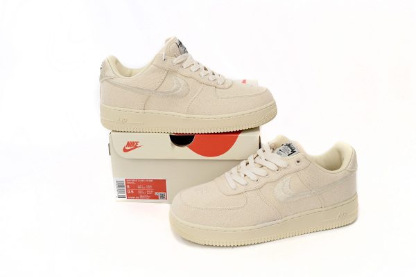 Nike Air Force 1 Low Stussy Fossil CZ9084-200 - Image 3