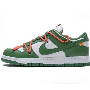 Replica Nike SB Dunk Low Off White Pine Green CT0856-100