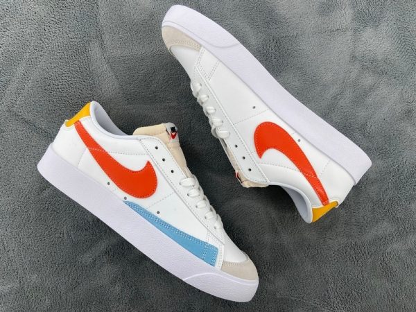 Replica Nike Blazer Low 77 White Red Blue DC4769-105