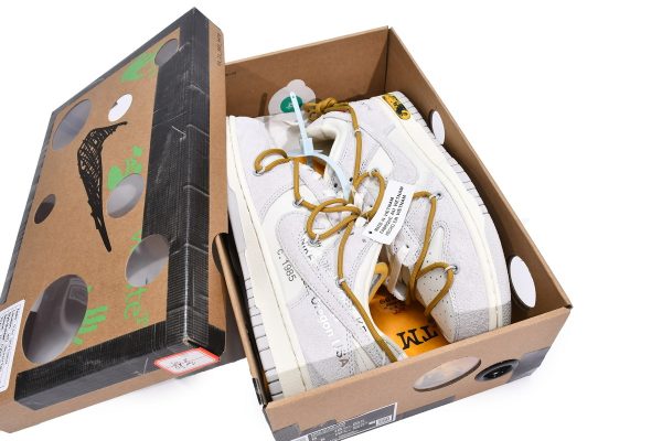 Nike Dunk Low Off-White Lot 37 DJ0950-105 - Image 2