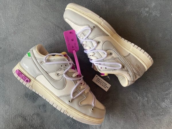 Nike Dunk Low Off-White Lot 3 DM1602-118 - Image 3