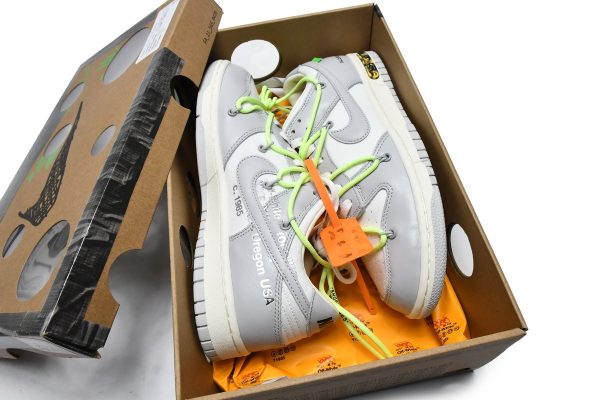 Nike Dunk Low Off-White Lot 43 DM1602-128 - Image 3