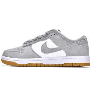 Replica Nike Dunk Low Ash White Red DO7412-995