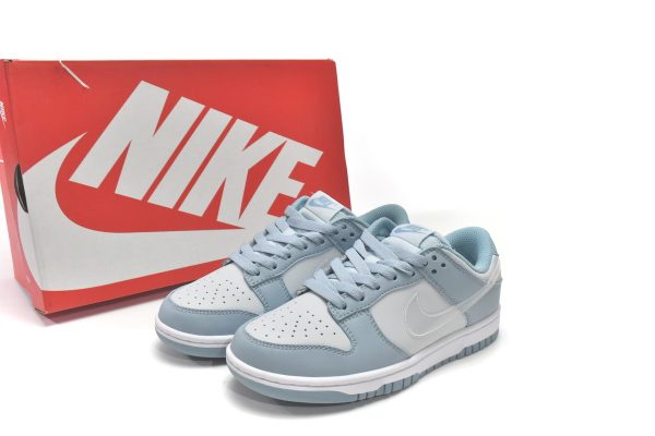 Nike Dunk Low Clear Blue Swoosh DH9765-401 - Image 3