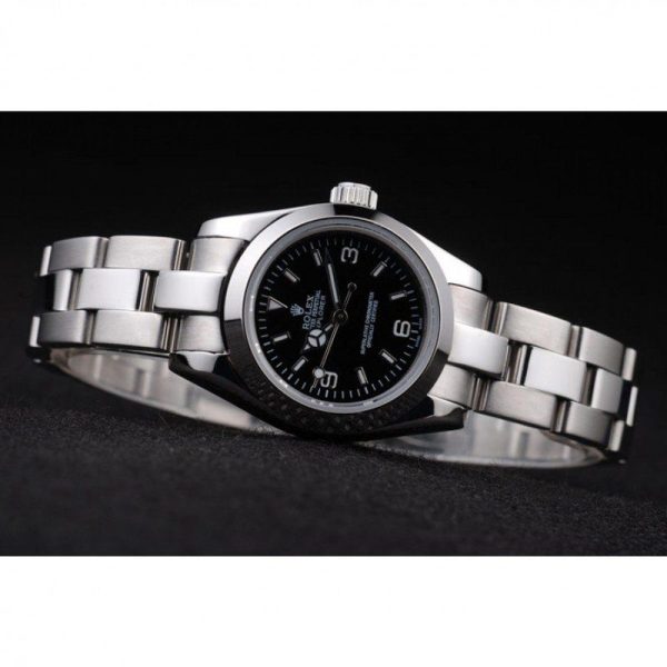 Rolex Explorer Polished Stainless Steel Black Dial 98089 - Image 4