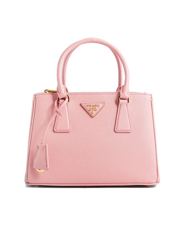 Prada Galleria Saffiano Leather Small Bag in Petal Pink