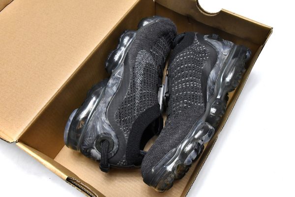 Replica Nike Air VaporMax Flyknit Black Dark Grey