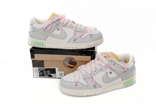 Nike SB Dunk Low Off-White Lot 9 DM1602-109 - Image 3