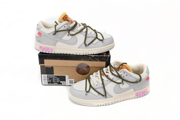 Nike SB Dunk Low Off-White Lot 22 DM1602-124 - Image 3