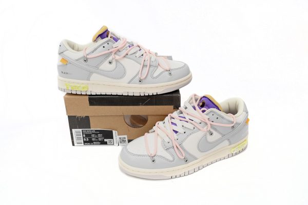 Nike SB Dunk Low Off-White Lot 24 DM1602-119 - Image 3