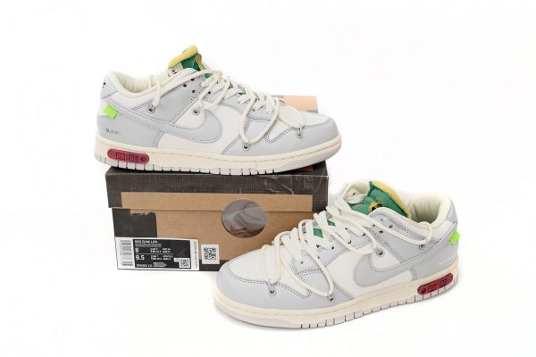 Nike SB Dunk Low Off-White Lot 25 DM1602-121 - Image 3