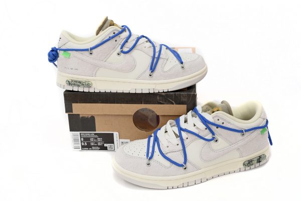 Nike SB Dunk Low Off-White Lot 32 DJ0950-104 - Image 3