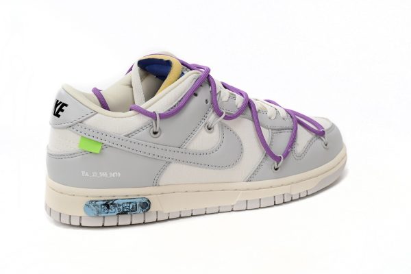 Nike SB Dunk Low Off-White Lot 48 DM1602-107 - Image 5