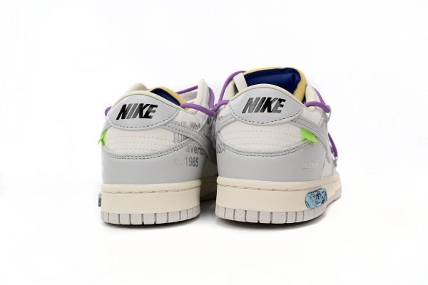 Nike SB Dunk Low Off-White Lot 48 DM1602-107 - Image 9