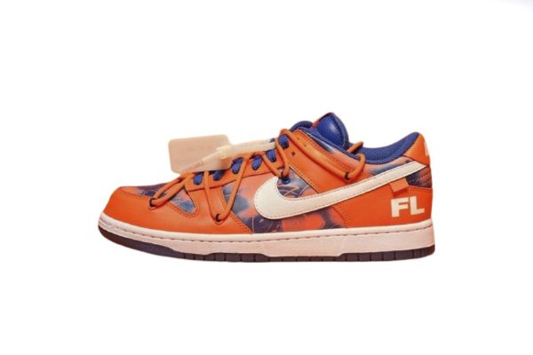 Replica Nike Dunk Low Off-White Futura Syracuse DD0856-801