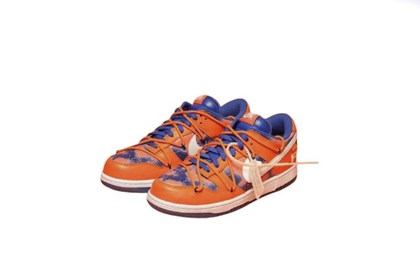 Replica Nike Dunk Low Off-White Futura Syracuse DD0856-801