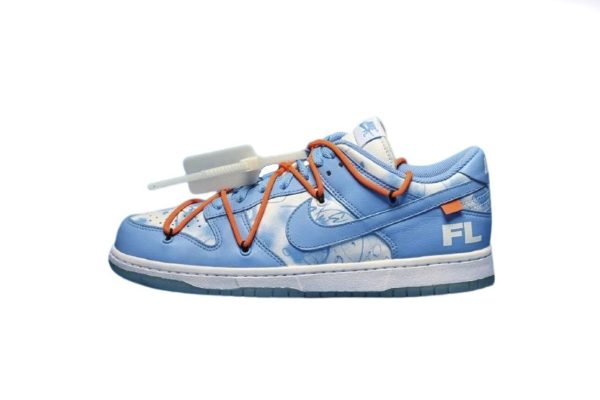 Nike Dunk Low Off-White Futura UNC DD0856-403