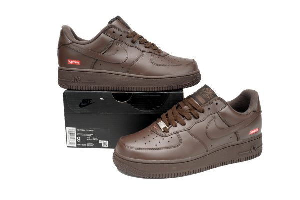 Nike Air Force 1 Low Supreme Baroque Brown CU9225-200 - Image 3