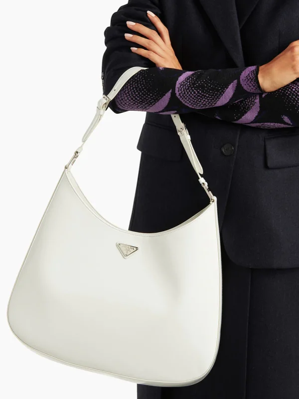 Prada Cleo Maxi Brushed Leather Shoulder Bag - Image 2