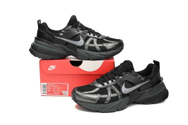 Nike V2K Run Black Dark Smoke Grey FD0736-001 - Image 3