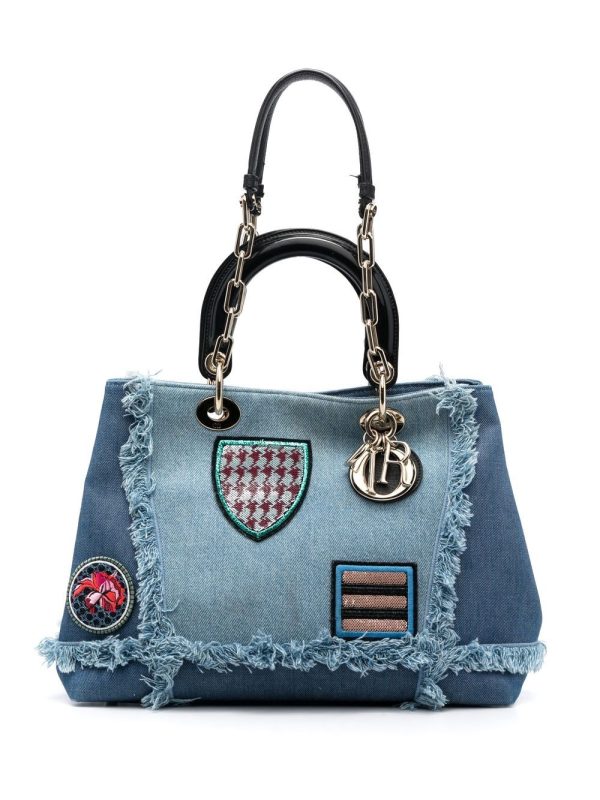 Christian Dior D-Light denim handbag