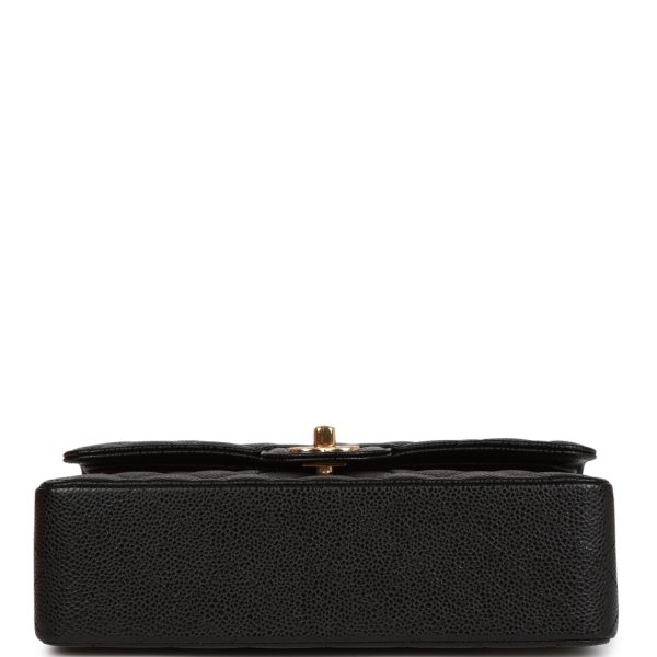 Chanel Small Classic Double Flap Black Caviar Gold Hardware - Image 6