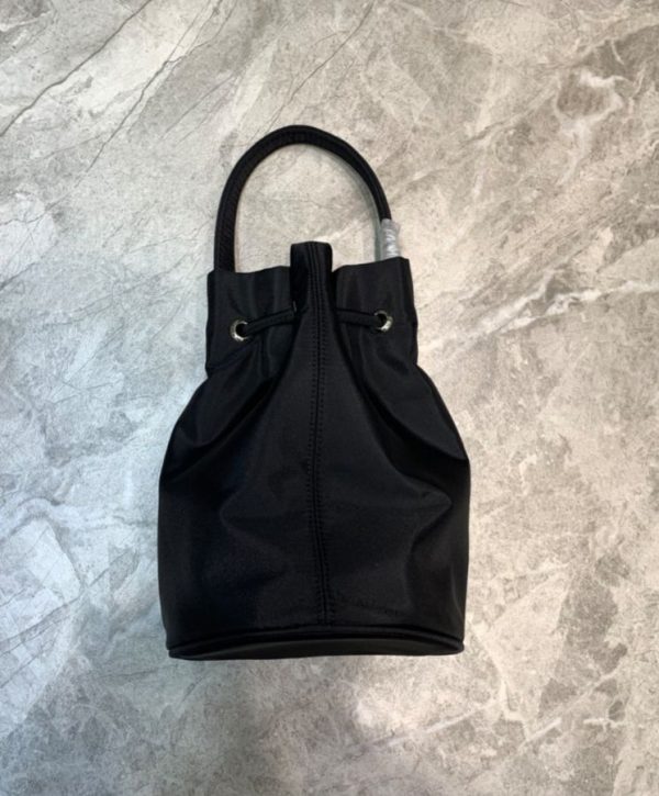 Balenciaga Wheel XS Drawstring Bucket Black - Image 7