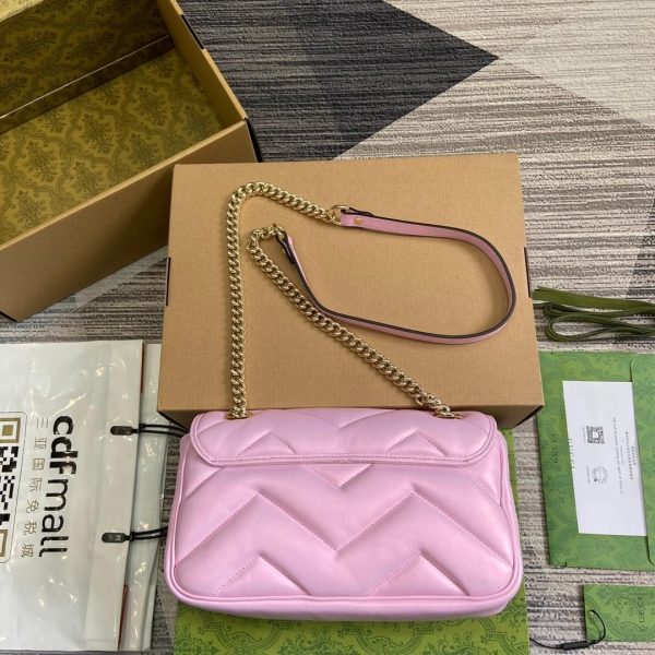 GUCCI Gg Marmont Super Mini Shoulder Bag  Pink - Image 6