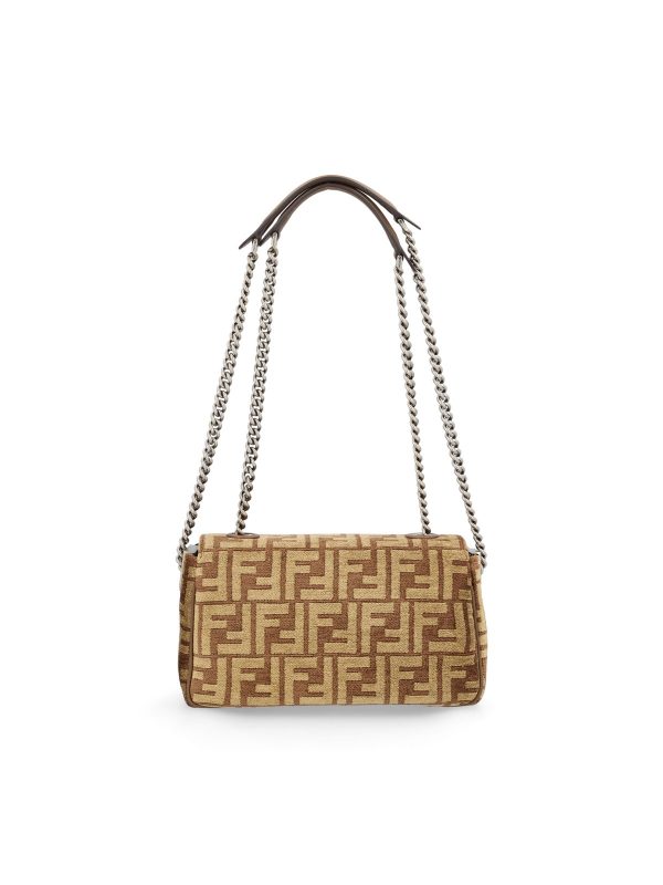 Fendi Baguette Monogram Jacquard Midi Shoulder Bag - Image 2