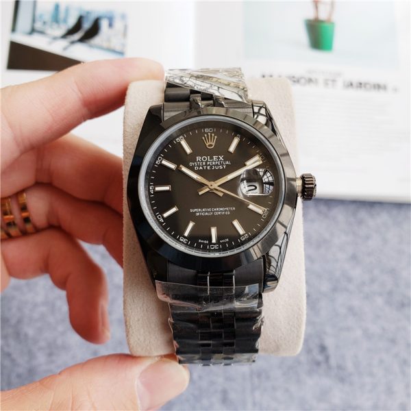 Swiss Replica Rolex Datejust Black | RLX 202 - Image 3