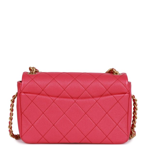 Chanel Fashion Therapy Flap Bag Hot Pink Caviar Gold Hardware - Image 4