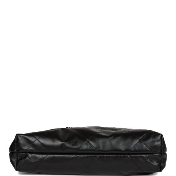 Chanel Small 22 Bag SO Black Calfskin Black Hardware - Image 6