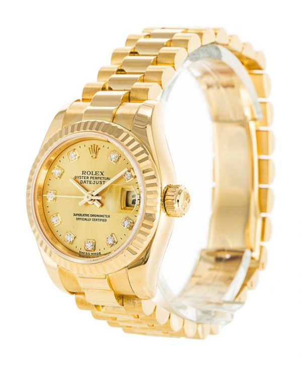 Rolex Datejust Gold Ladies 179178 - Image 2