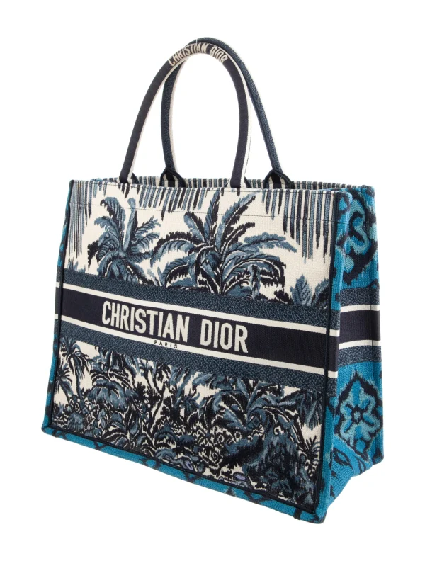 CHRISTIAN DIOR Large Palms Book Tote - Image 3