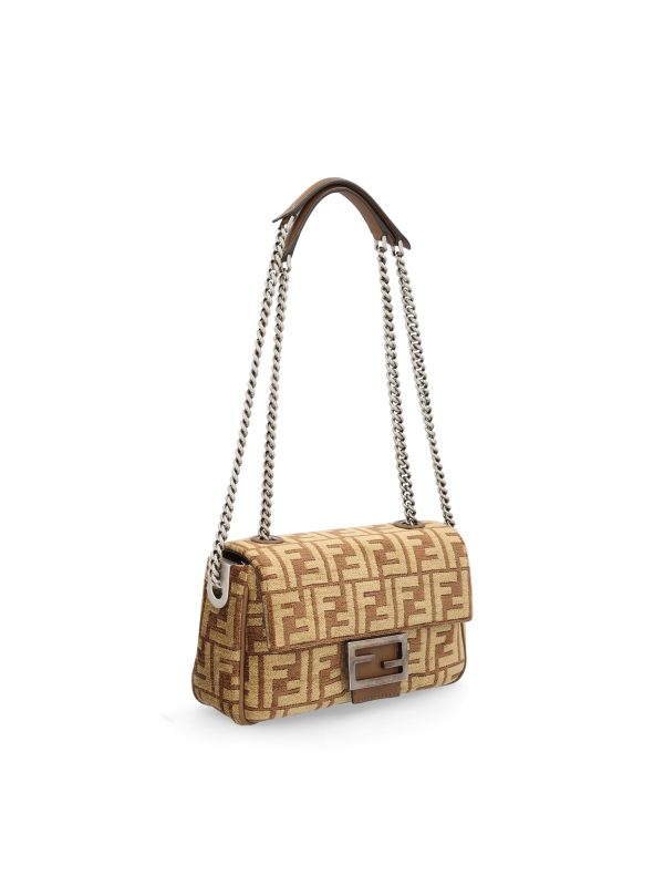 Fendi Baguette Monogram Jacquard Midi Shoulder Bag - Image 3