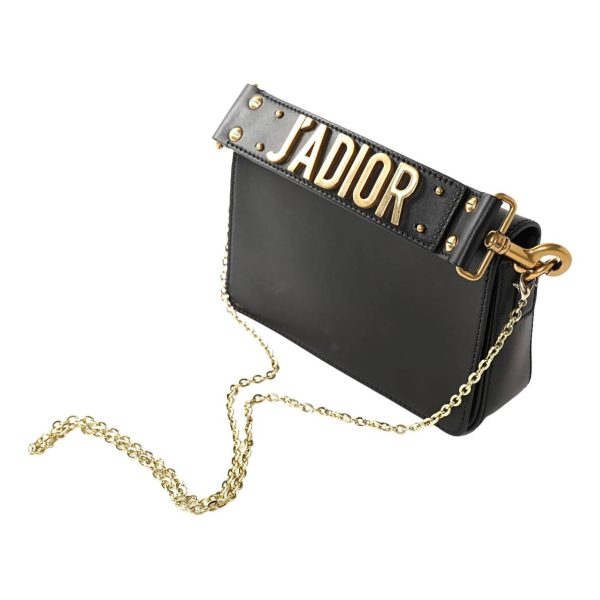 Dior J'adior Shoulder Straps Bag Black In Leather