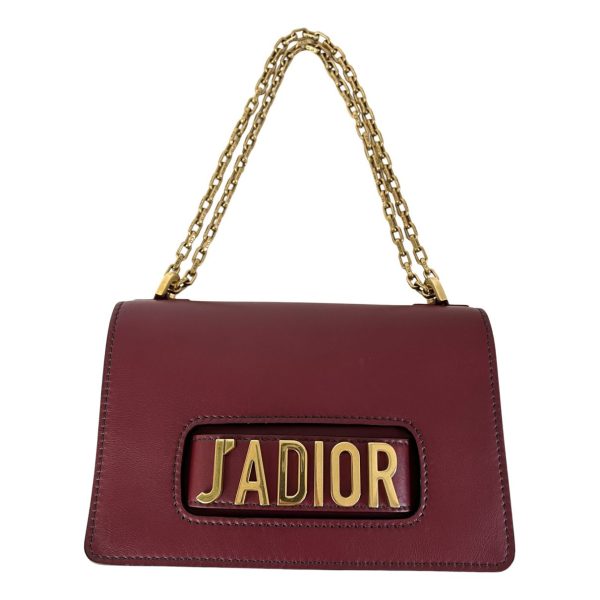 Dior J'adior Mongolian Lamb Handbag Burgundy In Mongolian Lamb - Image 2