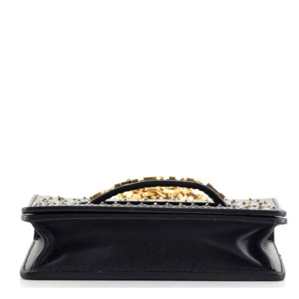 Christian Dior J'adior Chain Flap Bag Embellished Leather Mini - Image 5