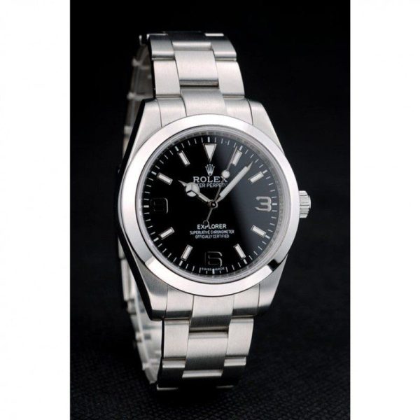 Rolex Explorer Stainless Steel Bezel Black Dial 42002 - Image 2