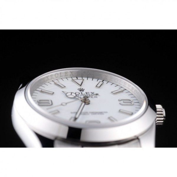 Rolex Explorer Polished Stainless Steel White Dial 98086 - Image 4